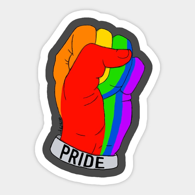 Pride Sticker by Melissa McArthur